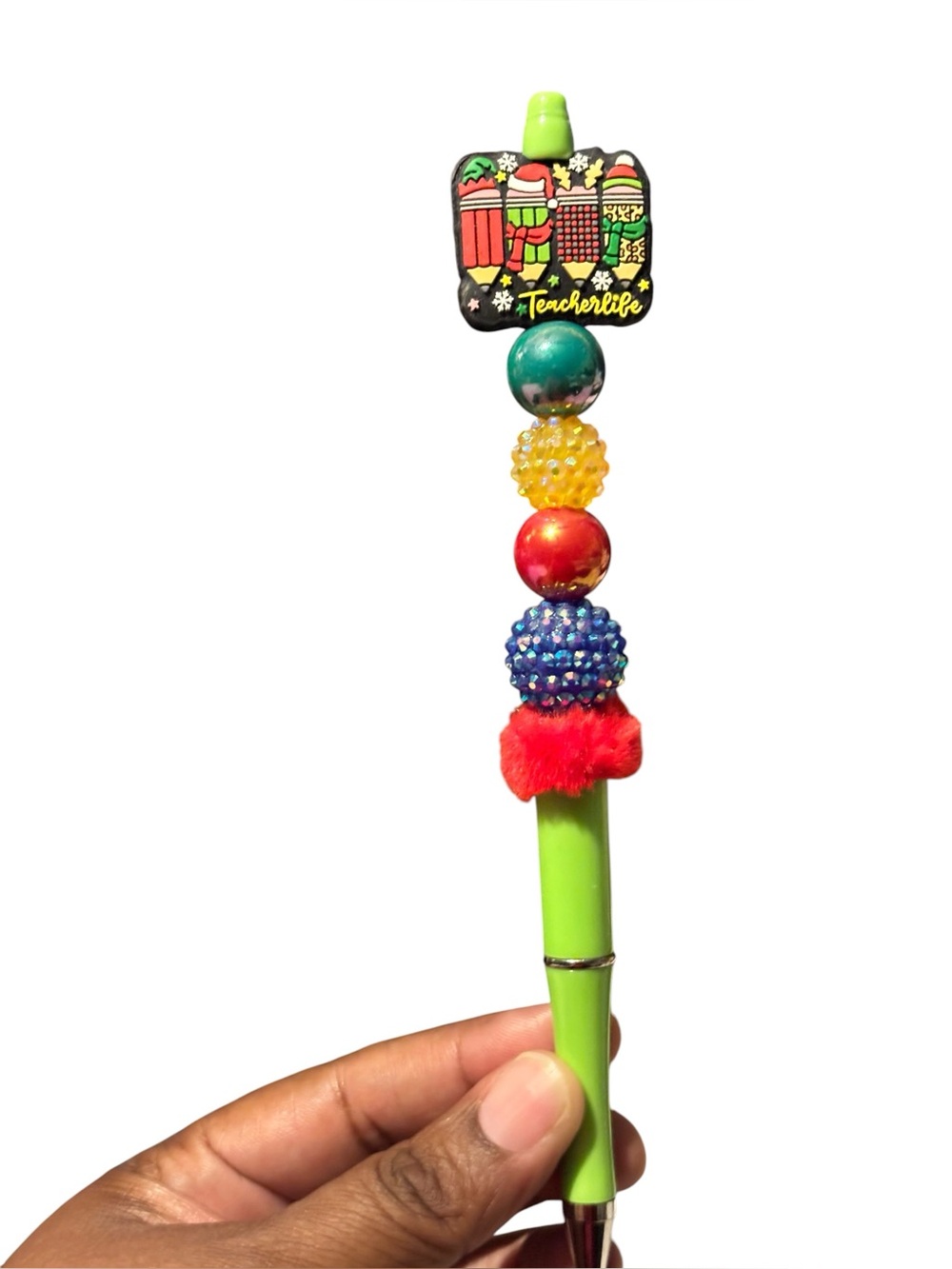Handcrafted Teacher Pen for Xmas